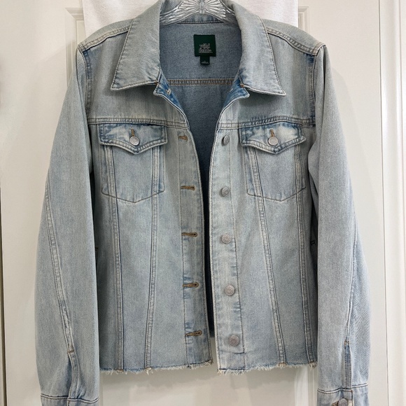 Wild Fable Light Blue Jean Jacket - Picture 1 of 7
